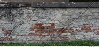 photo texture of wall brick plastered 0003